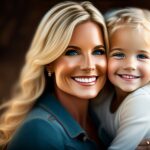 3 year old blonde girl and her mother hugging. pho 2 Mother quotes