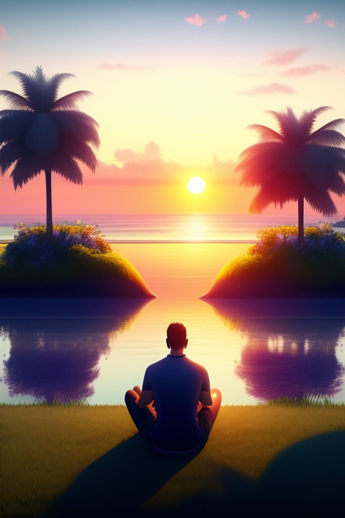 A developer sitting on an island Personal growth