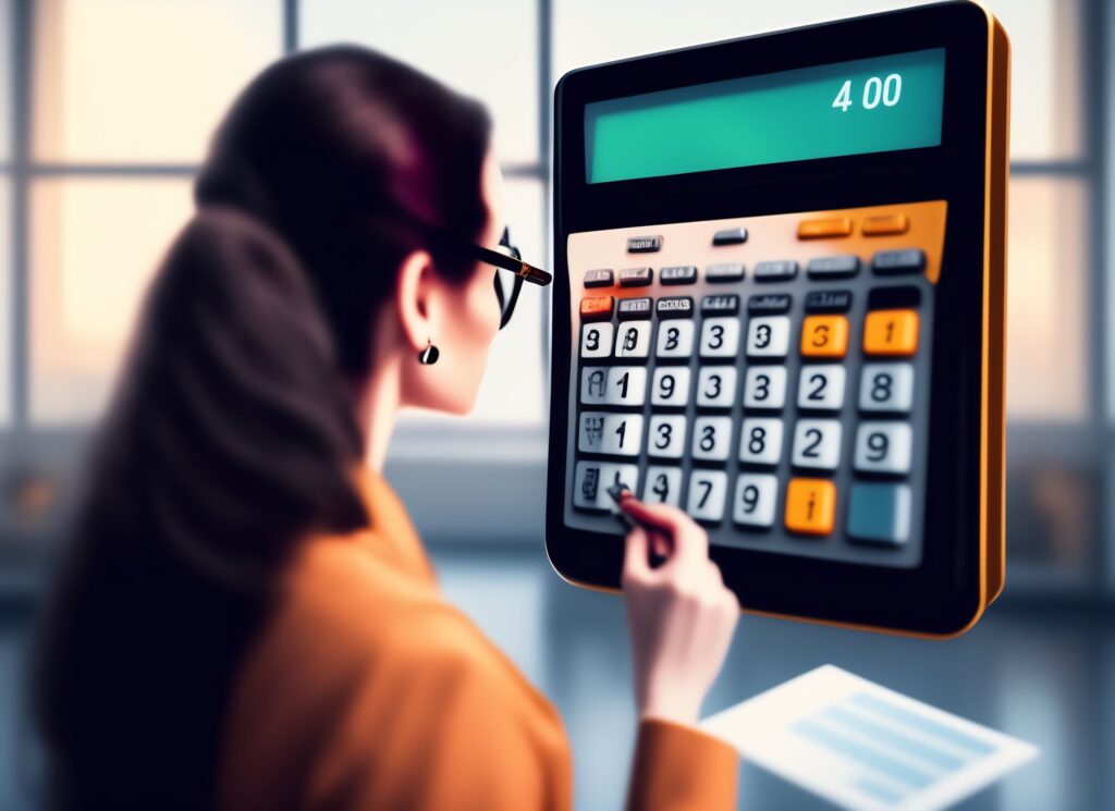 A female accountant holds a calculator in each han 1 Accountant Quotes