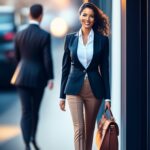 happy business woman going to work morning Businessperson quotes