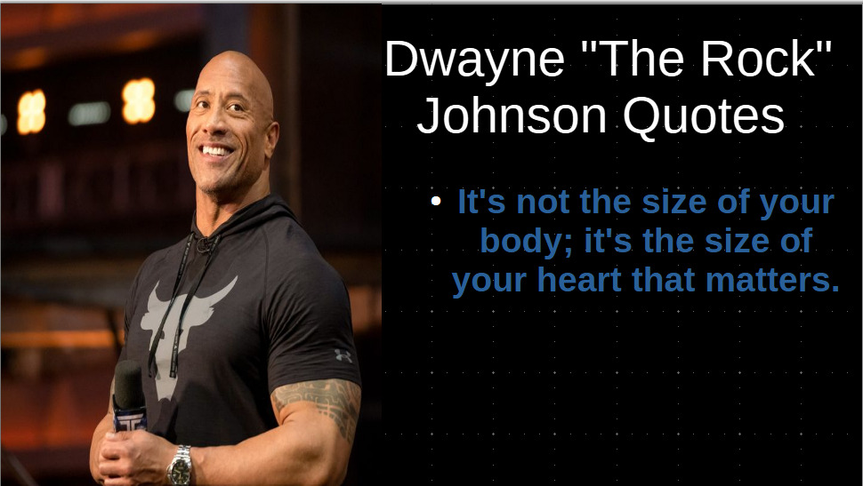 TheRock10 Rock-Solid Motivation: Top 9 Quotes by Dwayne Johnson