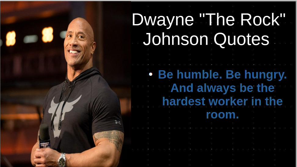 TheRock2 Rock-Solid Motivation: Top 9 Quotes by Dwayne Johnson