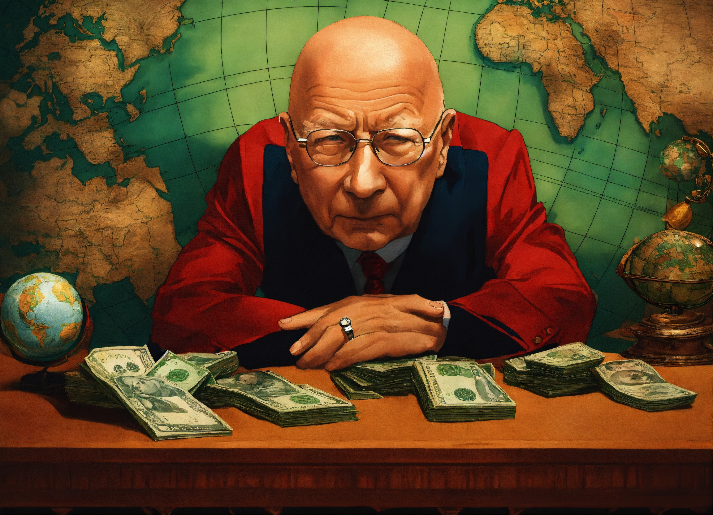 very old Klaus Schwab Timeless Wisdom: 27 Inspiring Quotes from Warren Buffett